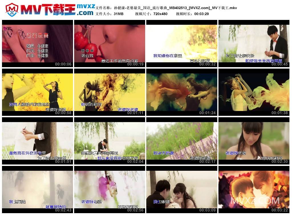 孙健康-老婆最美_国语_流行歌曲_MB402513